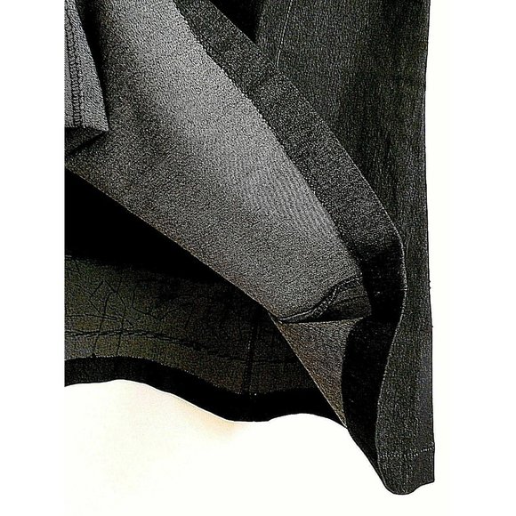 Black Denim Jean A-line Skirt Gold Sequined Embroidered Size S - New - Picture 7 of 7